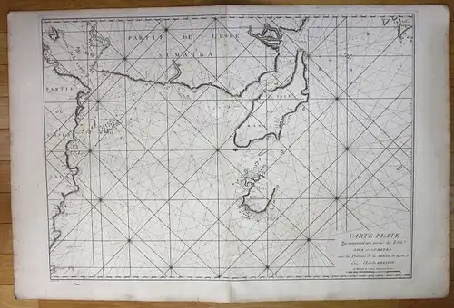 Java Sumatra Jakarta Palau Bangka Belitung island nautical sea chart map