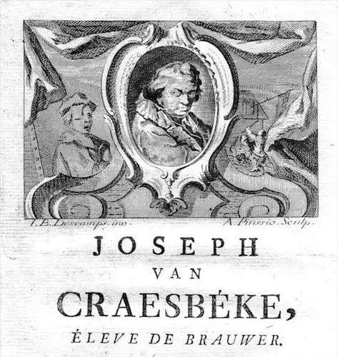 Joos van Craesbeeck painter Maler Portrait Kupferstich gravure engraving