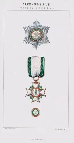 Zivilverdienstorden Sachsen Königreich Orden Ordre medal decoration