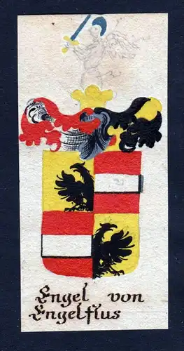 Engel von Engelfluss Böhmen Wappen coat of arms Manuskript