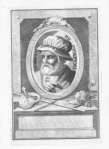 Domenico Beccafumi painter Kupferstich Portrait engraving