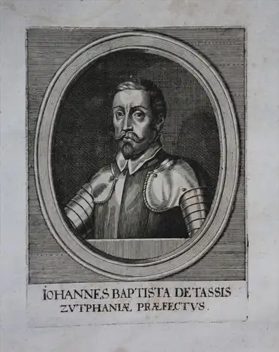 Johann Baptista von Taxis Portrait Kupferstich gravure engraving