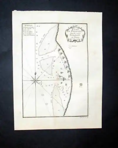 Plan De Portendic appellé aussi Portudaddi ou Penia - Portendick Mauritania West Africa Westafrika Afrika Afr