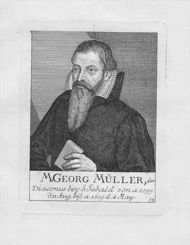 Georg Müller Diakon Theologe St. Sebald Sebalduskirche Nürnberg Portrait
