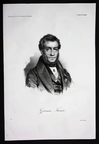 Germain Sarrut Politiker politician Frankreich Lithographie Portrait