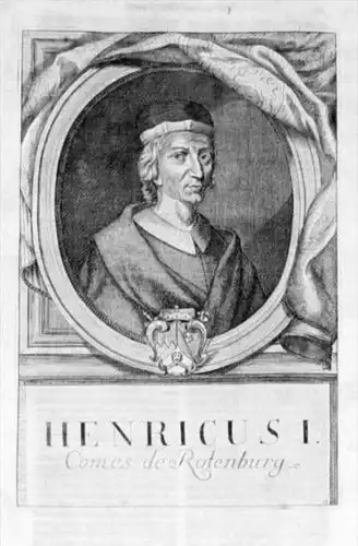 Heinrich Bischof v Würzburg Kupferstich Portrait engraving gravure