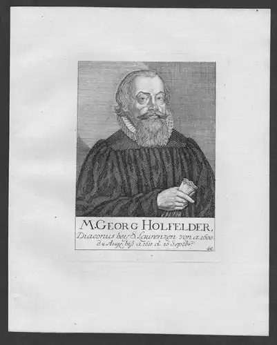 h. Georg Holfelder Diakon St. Lorenz Lorenzkirche Nürnberg Portrait