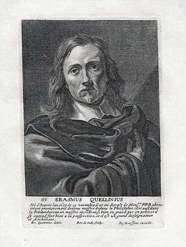 Erasmus Quellinus II Holland painter Baroque Maler Kupferstich gravure