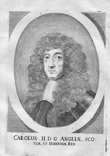 Karl Charles II. England König Portrait