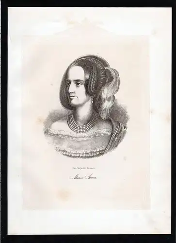 Maria Anna Prinzessin von Savoyen Kaiserin von Österreich Lithographie