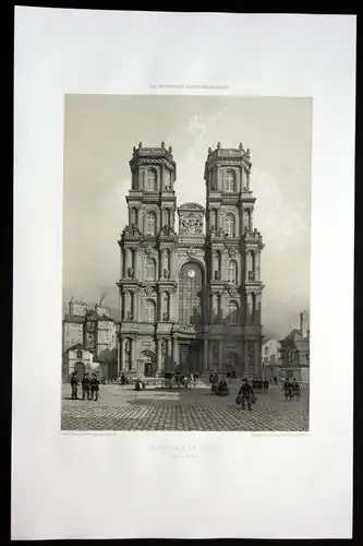 Cathedrale de Rennes - Rennes Bretagne Frankreich France Lithographie