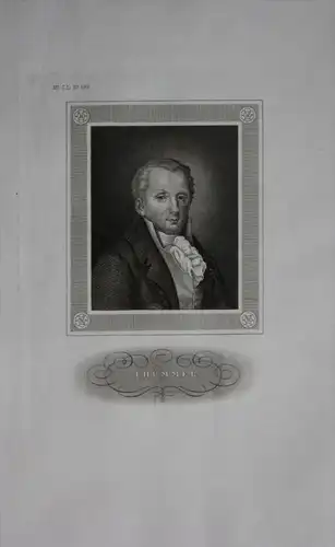 Moritz August von Thümmel Schriftsteller engraving  Portrait