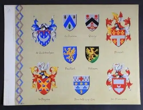 Quievrechain Quesne Pilleurs Plissart Quivy Blason Wappen Heraldik