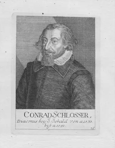 Konrad Schlosser Diakon St. Sebald Sebalduskirche Nürnberg Portrait