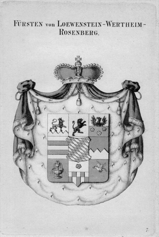 LöwensteinWertheimRosenberg Wappen Adel coat of arms heraldry
