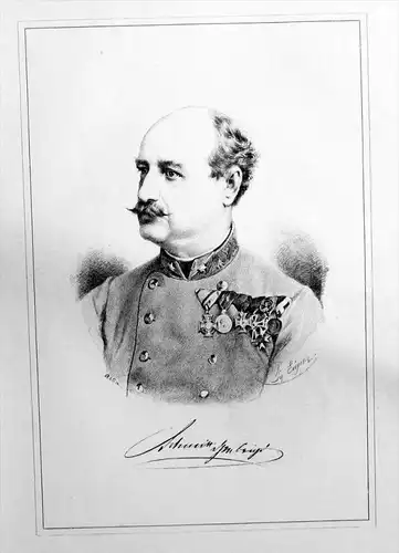Ignaz Ritter Schmitt von Kehlau Portrait Litho Lithographie lithograph