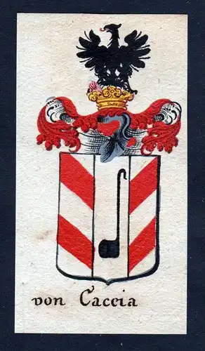 von Caceia Böhmen Wappen coat of arms Manuskript