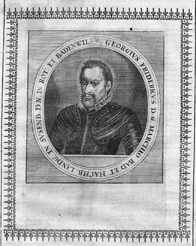 Georg Friedrich v. Baden-Durlach Hachberg Portrait