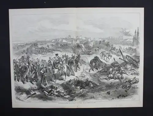 Beaumont Lager Frankreich France Militaria Krieg wood engraving Holzstich