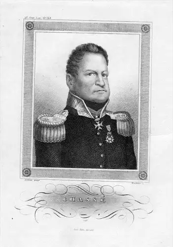 David Hendrik Chasse Baron General Holland Original  Portrait