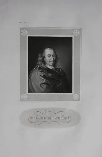 Pierre Corneille  Autor Frankreich France engraving  Portrait