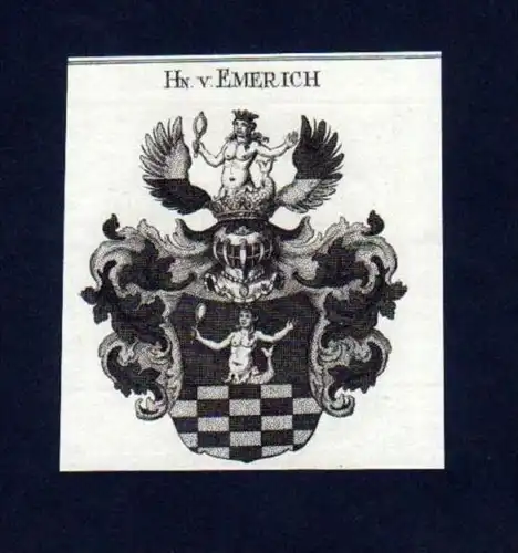 Herren v. Emerich Kupferstich Wappen