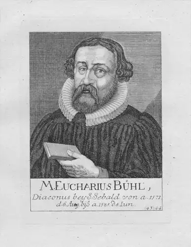 Eucharius Bühl Diakon St. Sebald Sebalduskirche Nürnberg Portrait