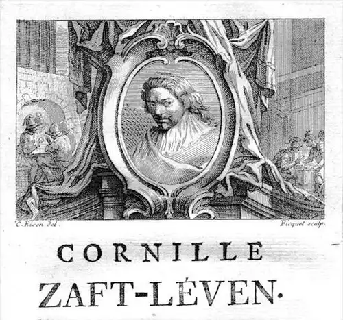 Cornelis Saftleven painter Maler Portrait Kupferstich gravure engraving