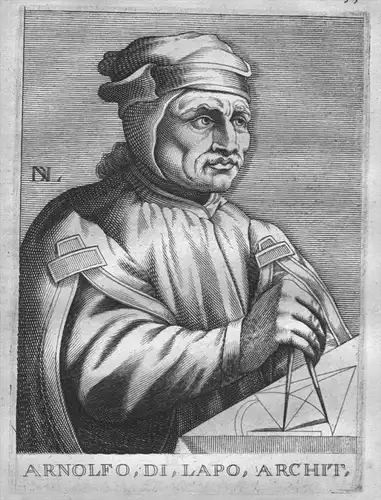 Arnolfo di Lapo - Arnolfo di Cambio (1240 - 1302) architect sculptor Architekt Bildhauer Florenz Firenze