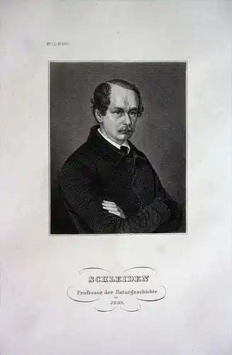 Matthias Jacob Schleiden Botaniker Jena Frankfurt  Portrait