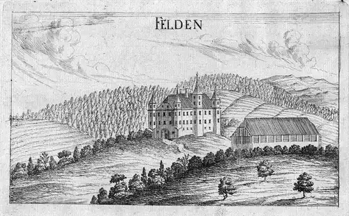 Velden b. Neumarkt Steiermark Kupferstich Vischer engraving