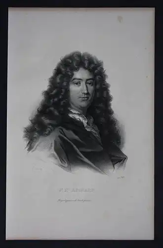 Jean Francois Regnard author Autor Lithographie Portrait Folio
