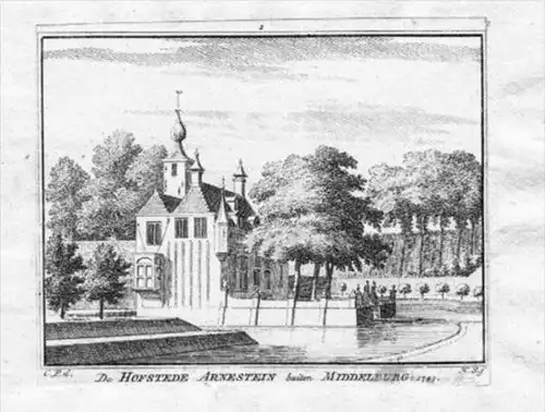 Middelburg Arnestein Holland engraving Kupferstich gravure