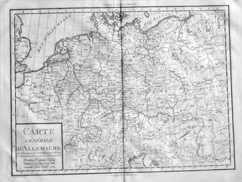 Deutschland Deutsches Reich Holland Polen Karte map Kupferstich