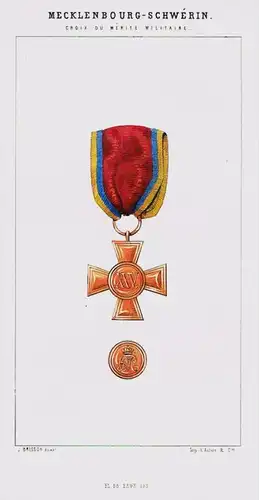 Offiziers-Dienstkreuz für 25 Jahre Mecklenburg Schwerin medal decoration