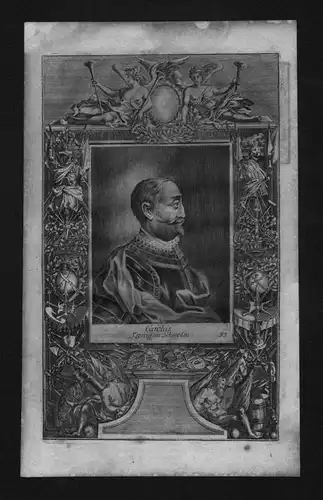 Karl XIII König von Schweden und Norwegen engraving Kupferstich Portrait