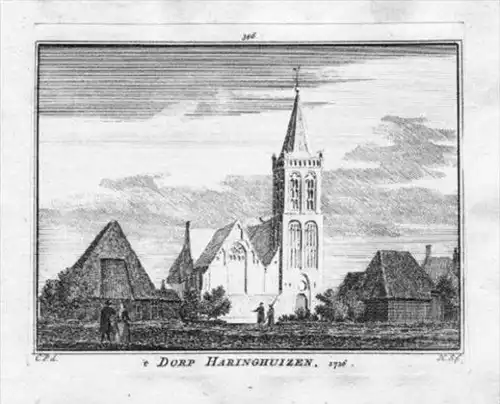 Haringhuizen Niedorp Holland  gravure