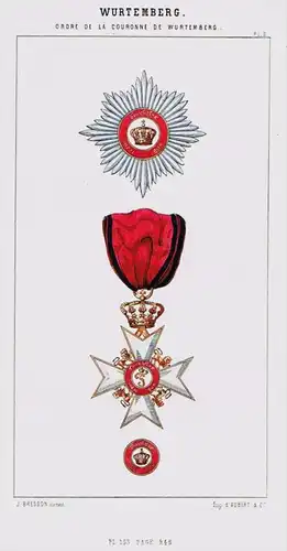 Orden der Württembergischen Krone Württemberg Ordre medal decoration