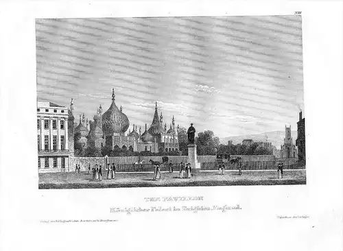 Brighton Palace engraving view