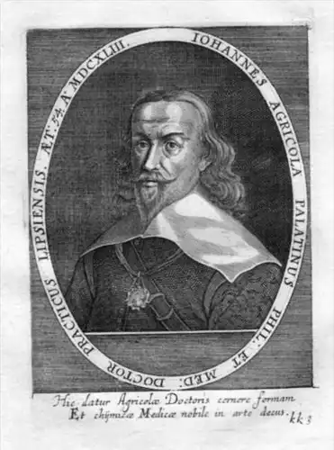 Guilielmus Ernestus Schefferus - Wilhelm Ernst Scheffer (1590-1664) Arzt physician doctor Büdingen Frankfurt