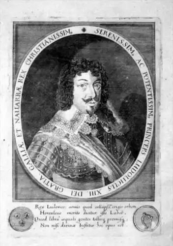 Ludwig XIII. König Frankreich Navarra Portrait
