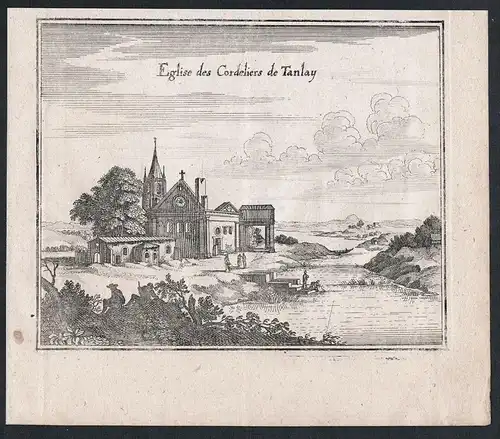 Tanlay Eglise de Cordeliers gravure