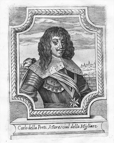 Carlo della Porto Migliara Kupferstich Portrait gravure engraving