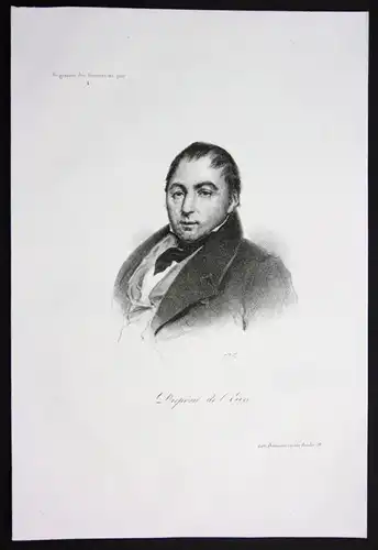 Jacques Charles Dupont de Eure Politiker politician Lithographie Portrait