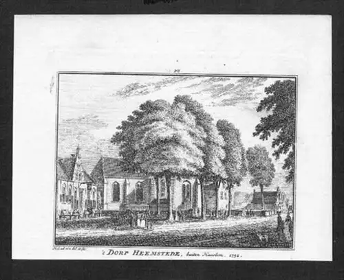 Heemstede Zuid-Kennemerland Original  gravure