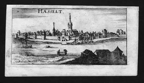 Hasselt Ijssel Holland Kupferstich Riegel