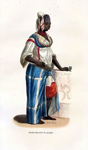 Algier Alger Sklave Slave Algeria Trachten  costumes