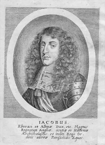 James II England Scotland Ireland Portrait Merian
