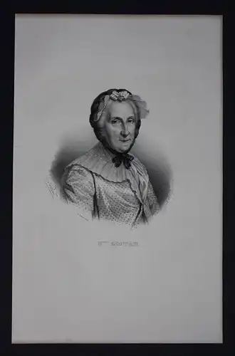 Marie Therese Rodet Geoffrin Autorin Lithographie Portrait Folio