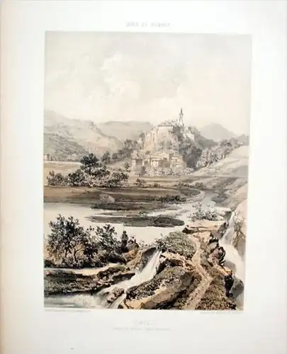 - Contes Alpes-Maritimes Lithographie Coleur lithograph